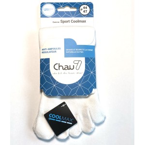 fournisseur chaussette doigt professionnels chaussettes en coolmax blanc grossiste vente en gros