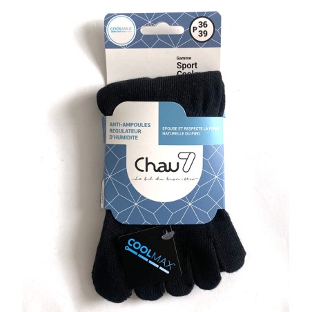 fournisseur chaussette doigt professionnels chaussettes coolmax orteil noir grossiste