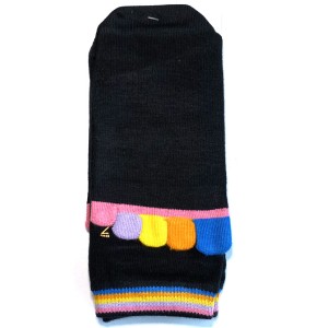 Vente en gros de chaussettes doigts noir et poules