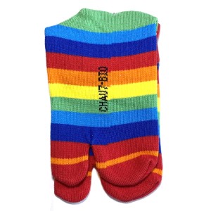 fournisseur chaussette doigt professionnels chaussettes tabi arc en ciel 2 doigts grossiste