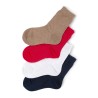 fournisseur chaussette professionnels chaussette enfant coton bio bleue blanc rouge beige grossiste